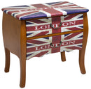 Mobile 2 Cassetti in Legno London