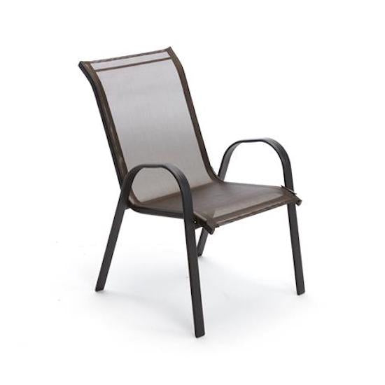 acquista Chaise de jardin en fer brun et textilène Taddei Alhena