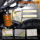 Moto Elettrica per Bambini da 37-96 Mesi con 12V Doppi Motori e Rotelle Rimovibili Capacità 30kg Giallo      