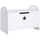 Malle de Rangement Chest 62x40x46,5 cm en Bois Blanc