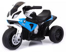 Moto Motocicletta Elettrica per Bambini 6V con Licenza BMW S1000RR Blu