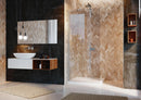 Parete Doccia Walk-In in Cristallo Trasparente 6mm H190 Fosterberg Herning Varie Misure