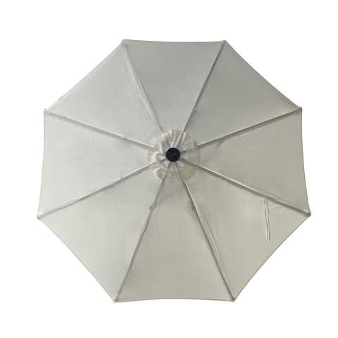 Ombrellone da Giardino Ø3xh2,4 m in Alluminio Benjamin Crema