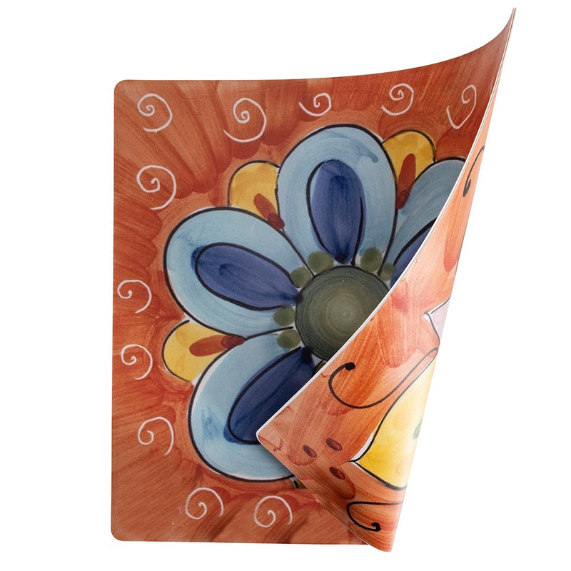 Set 6 Tovagliette Double Face 37x37 cm  in Plastica VdE Tivoli 1996 Infinito