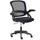 Chaise de bureau de travail en tissu maillé noir