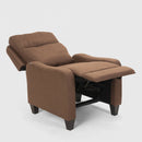 Poltrona Relax Reclinabile Manuale 106x74x74 cm in Tessuto Marrone