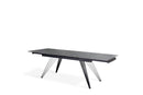 Tavolo Allungabile 160/240x90x76 cm in Ceramica Match 1 Grigio Opaco