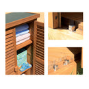 Mobiletto da Giardino Porta Utensili  87x45x160 cm in Legno 