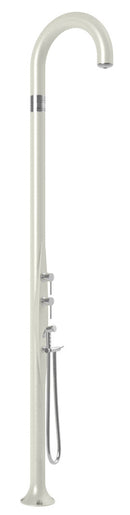 Doccia da Esterno Giardino Miscelatore Deviatore e Doccetta Mobile Arkema Funny Yin Top Line Perla 