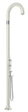 Mitigeur de douche de jardin extérieur inverseur et douchette mobile Arkema Funny Yin Top Line Perla Bianca