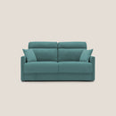 Divano Letto 3 Posti 196x102x97 cm in Tessuto Petrolio