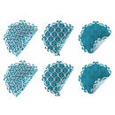 Set 6 Tovagliette Ø38x0,5 cm  in Plastica VdE Tivoli 1996 Bali leaf