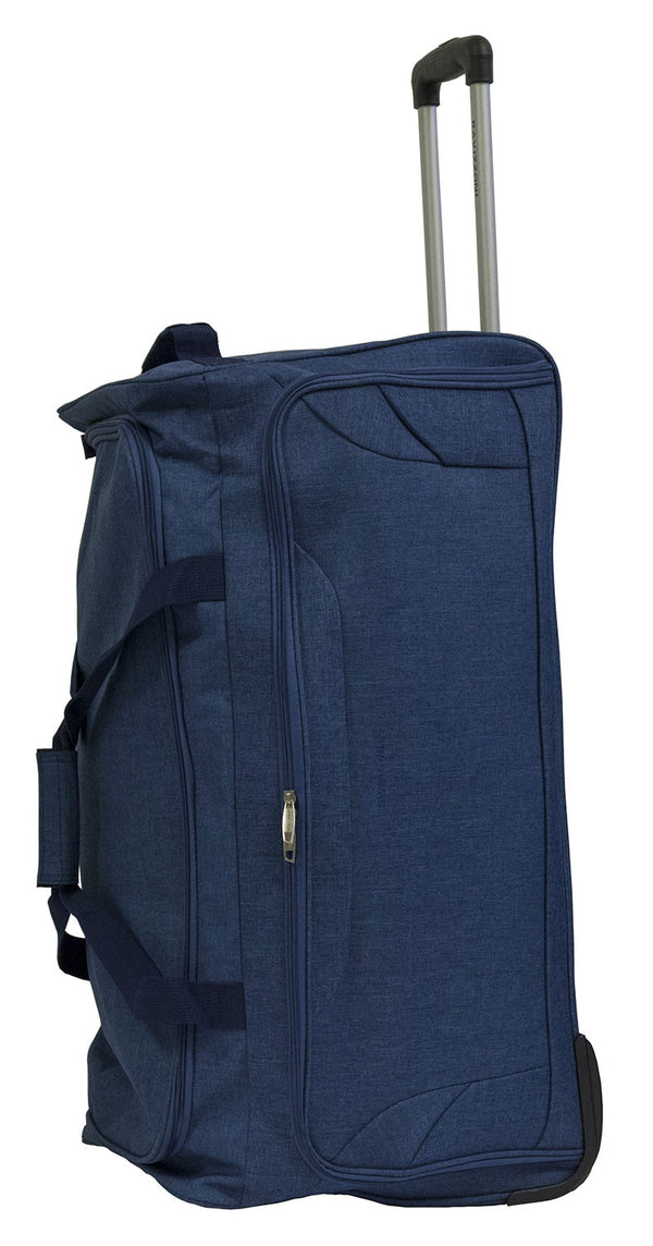 Borsone Trolley Grande Ultraleggero con Ruote in Poliestere Ravizzoni Bacco Blu prezzo