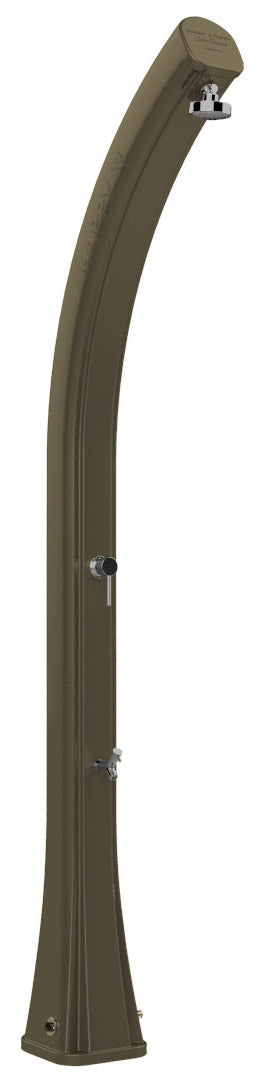 Doccia Solare da Giardino 35L Miscelatore e Lavapiedi Arkema Happy XL Dove Grey