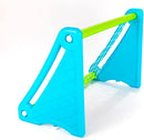 Porta da Calcio per Bambini 11,5x70,5x42 cm Azzurra e Verde