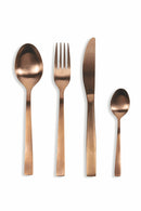 Servizio Set di Posate 24 Pezzi in Acciaio Rame Opaco Villa d'Este Home Tivoli Lexington