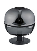 Lampada da Tavolo da Interno Attacco E27 in Metallo Nero Opaco