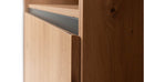 Credenza alta Denver 51 L120XP40XH140 cm quercia antracite