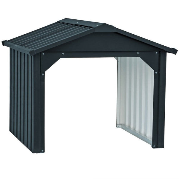 acquista Abri de Jardin 77,5x82,9x65,5 cm en Acier Galvanisé Anthracite