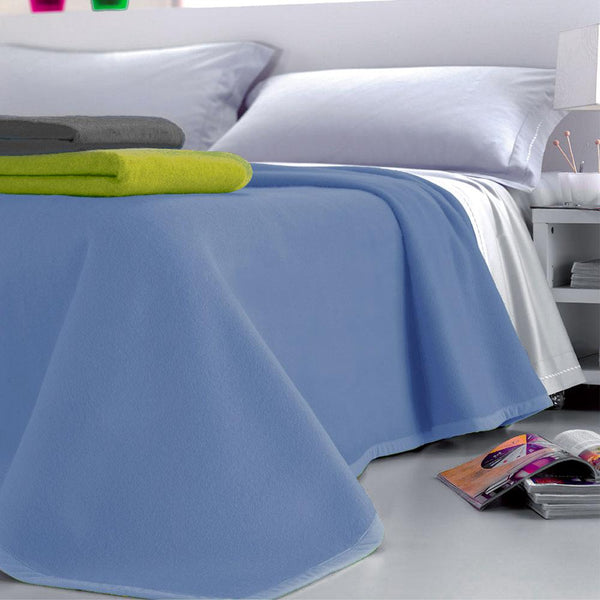 acquista Couverture Laine Mélangée 350gr Cober Jenny Bleu