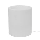 Vaso Luminoso da Esterno 35x42 cm In Polietilene Rose Led Bianco Caldo