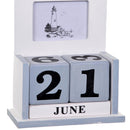 Porta Foto con Calendario 32H cm