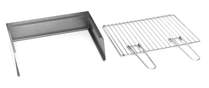 Cuoci Arrosticini a Carbone 120 cm con Barbecue Lisa Luxury Torino Grill 80+40