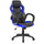 Chaise de bureau Presidential Gaming en similicuir Tosini Las Vegas noir et bleu