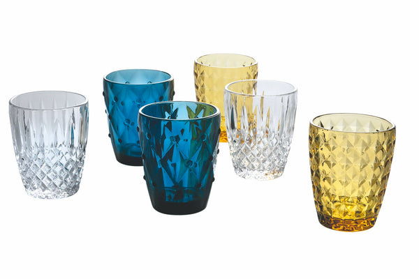 Lot de 6 verres à eau en verre 280 ml Villa d'Este Home Tivoli Loire Chic prezzo