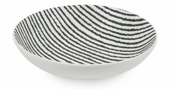 sconto Set de 6 Saladiers Ø24x7 cm en Porcelaine VdE Tivoli 1996 Tombouctou Rayures
