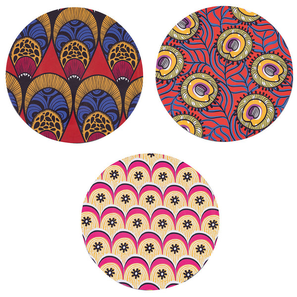 online Set 3 Sottopiatti Tondi Ø33x2 cm in Polipropilene VdE Tivoli 1996 Creole