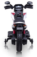 Moto Elettrica per Bambini 12V Motocross Bianca
