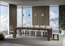 Tavolo Allungabile 160/264x90x77 cm Roxell Premium Noce