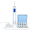 Porta spazzolino elettrico igenico con porta testine e sportellino