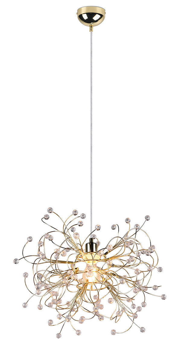 Lampada a Sospensione da Interno Attacco E27 in Metallo Ottone lucido online