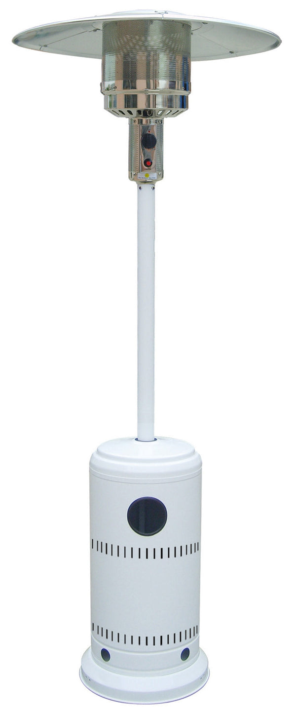 Réchaud d'extérieur champignon à gaz GPL en acier blanc Bauer acquista