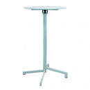 Tavolo Alto Vega Ø60x102 h cm in Acciaio Verde