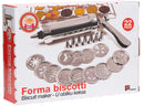 Macchina a Pressione per Biscotti 22 Pezzi in Acciaio Collection Biscuits