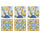 Set 6 Sottobicchieri 10x10x1 cm  in Ceramica VdE Tivoli 1996 Le Riggiole