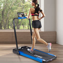 Tapis Roulant Elettrico con Corrimano Pieghevole e Bracciale Telecomando