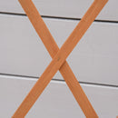 Recinzione da Giardino Estensibile 150x30x148 cm in Legno di Abete Arancione