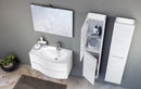 Mobile Bagno Sospeso 91,5cm TFT Swing Bianco Cromato 2D