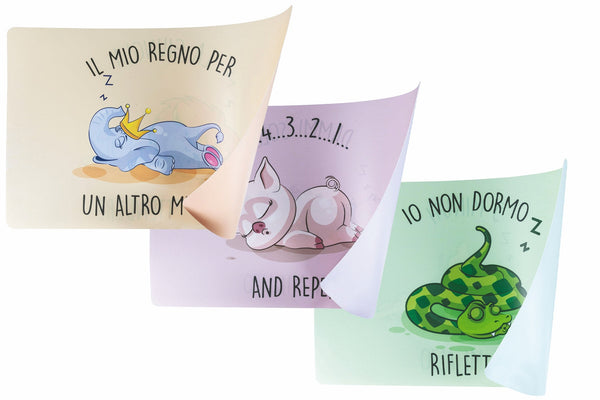 sconto Lot de 6 sets de table double face 45x30 cm VdE Tivoli 1996 New Lazy