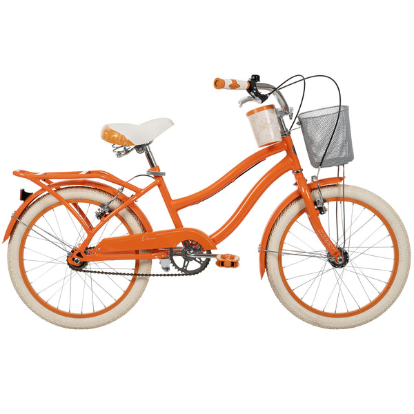 acquista Bicicletta da 20" per Bambini e Ragazzi Telaio Hi-Ten Freni V-Brake Cruise Deluxe Arancione