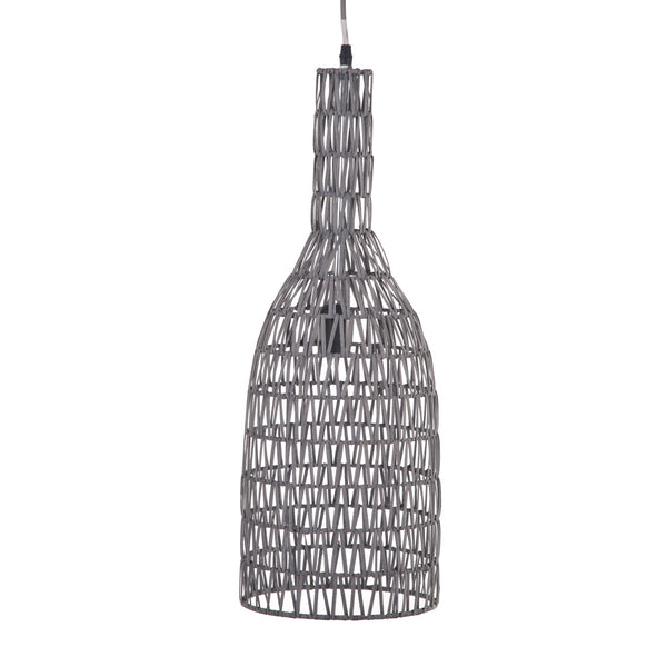 Lustre en rotin H 63 cm acquista