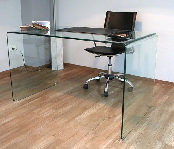 online Bureau en Verre H74x70x126cm Itamoby Glassy Transparent