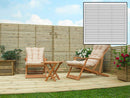 Pannello Frangivista da Giardino 180x170H cm Delux in Legno