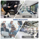 Set di 2 Manubri Esagonali da 4 kg con Presa Antiscivolo e Rivestimento in Gomma Nero   