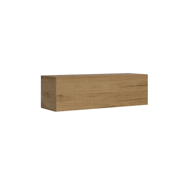 Meuble TV mural avec porte abattante et passe-câbles 133,6x40x39,5 cm Chêne naturel online