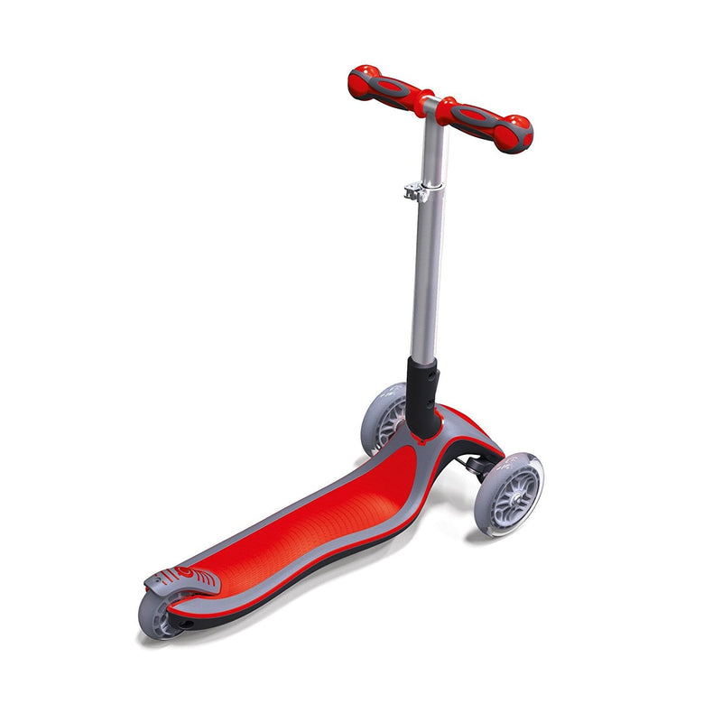 Monopattino 3 ruote Telescopico e Ripiegabile Max 50Kg Globber Elite Rosso